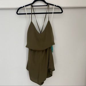 Forever 21 Cross Back Romper *NWT*